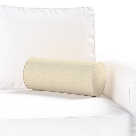 Poduszka wałek prosty, ecru szenil, Ø16 x 40 cm, Chenille