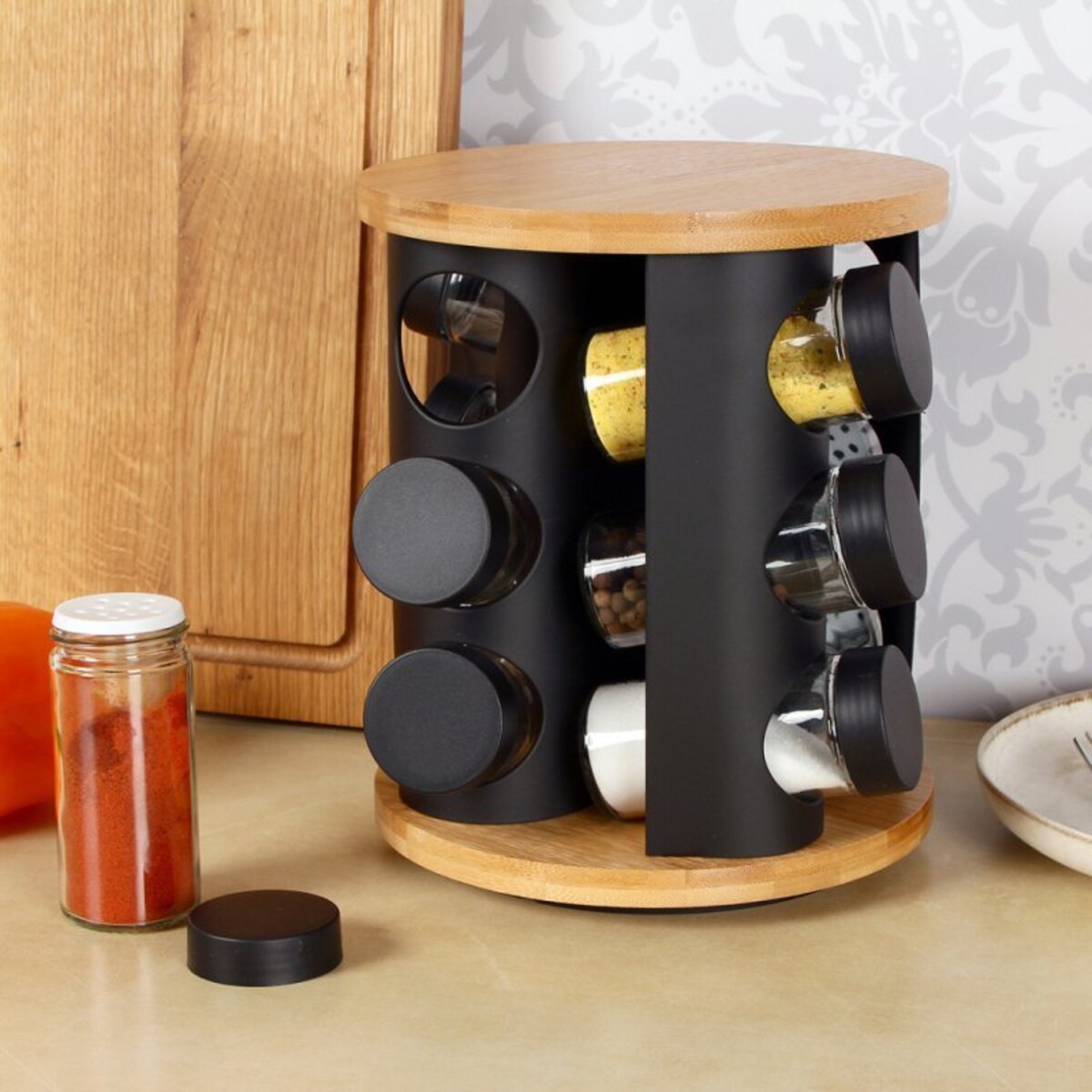 Stojak Obrotowy Na Przyprawy 12 Pojemników 2736