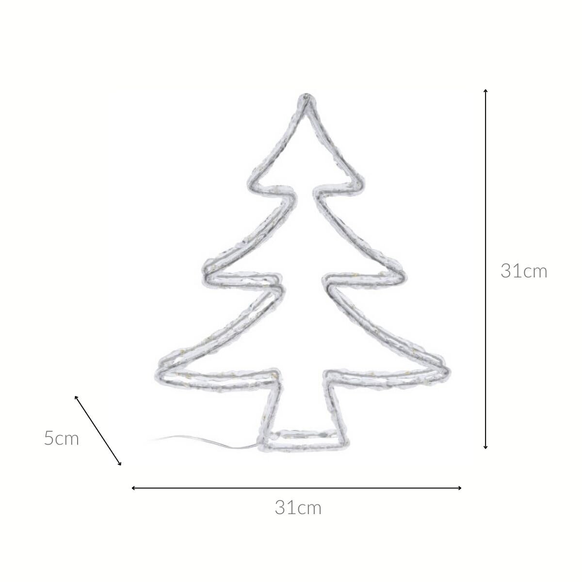 Metalowa dekoracja świetlna, stojąca figurka z LED