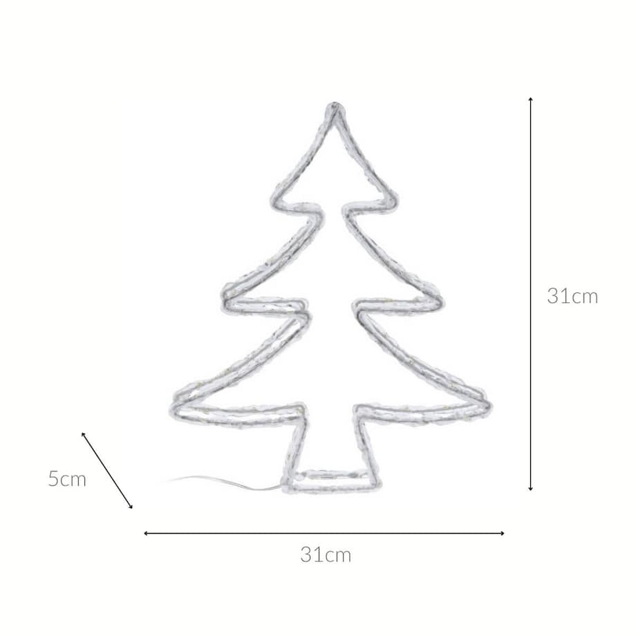 Metalowa dekoracja świetlna, stojąca figurka z LED