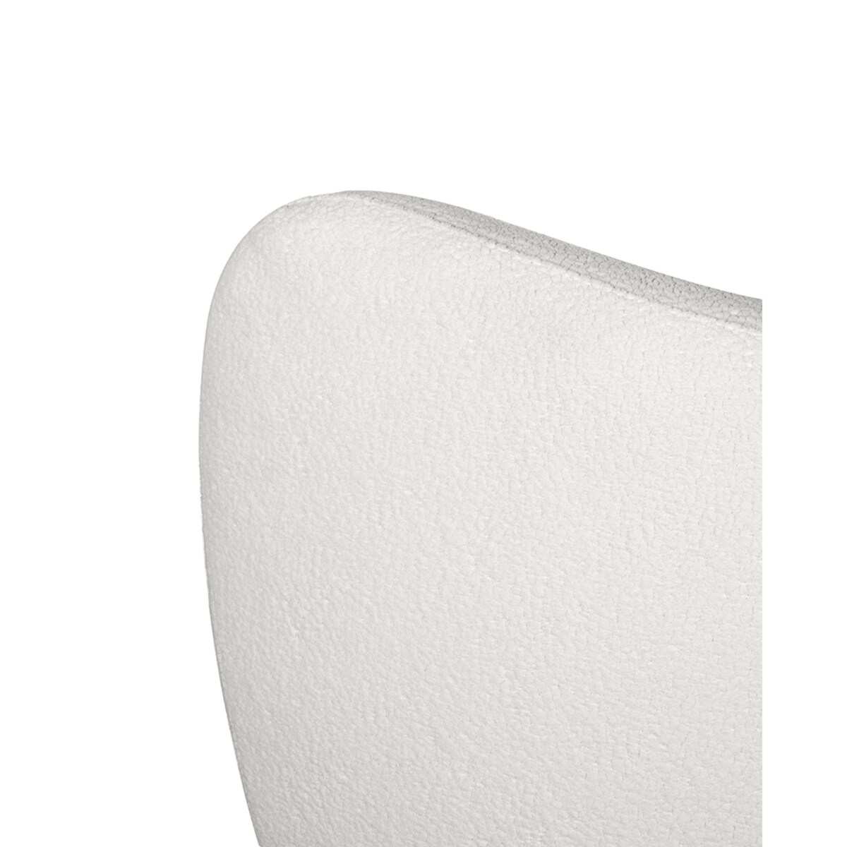 MaMaison fotel obrotowy GROSDOS biały / chenille