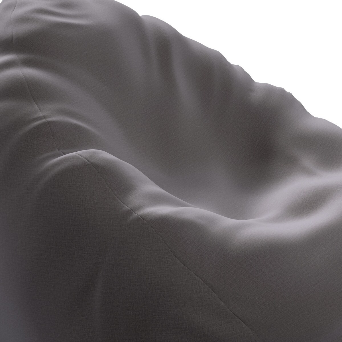 Worek do siedzenia, brązowy welwet, Ø50 x 85 cm, Ingrid