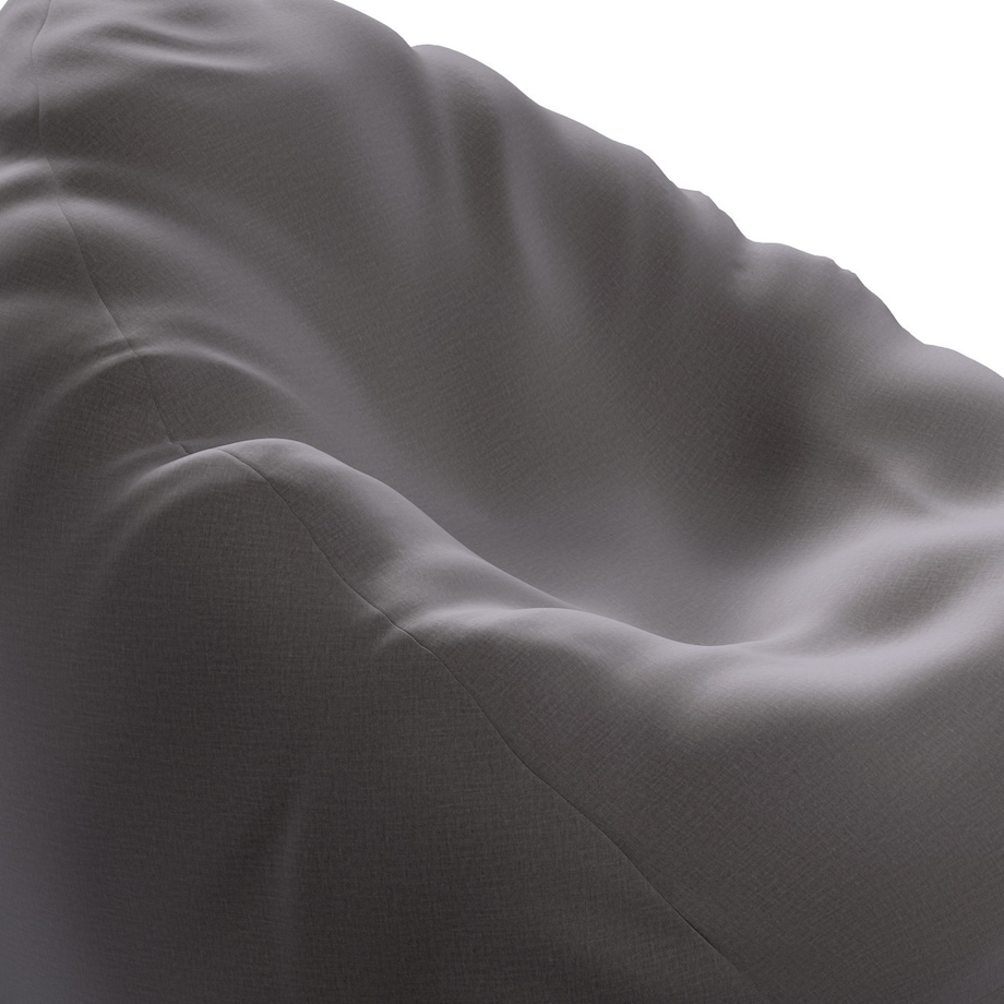 Worek do siedzenia, brązowy welwet, Ø50 x 85 cm, Ingrid