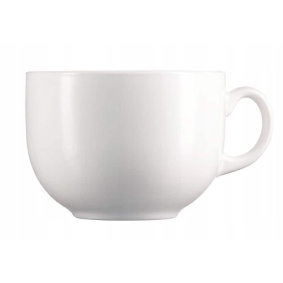 Filiżanka Jumbo 600 ml biała LUMINARC na zupę herbatę zioła budyń kubek