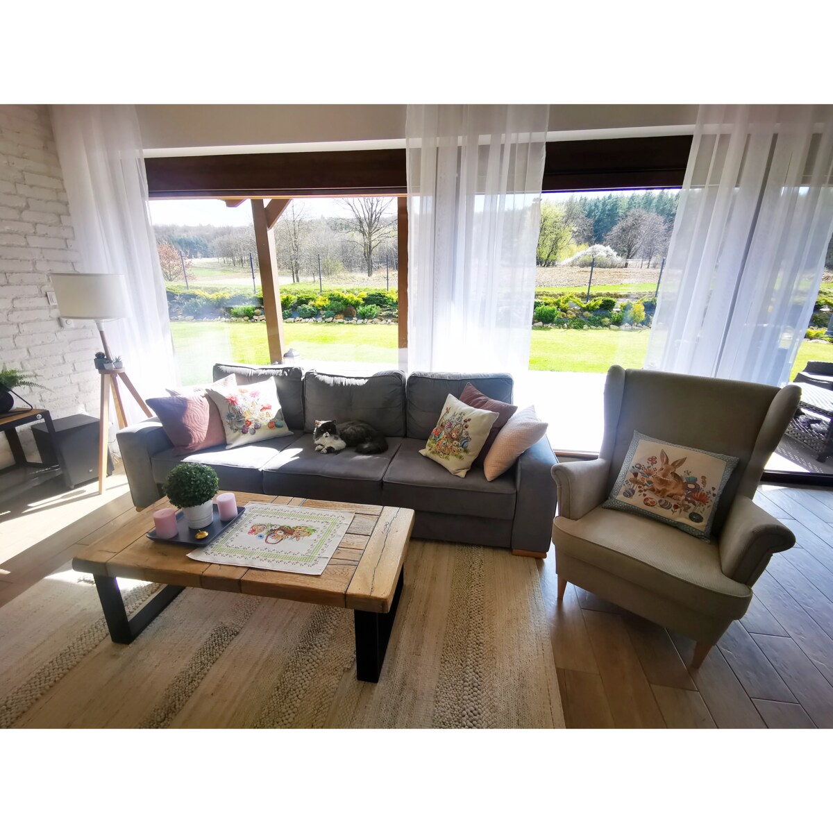 Serwetka Wielkanocna Na Stół Do Koszyczka Ozdobna Dekoracyjna 40X50 Cm