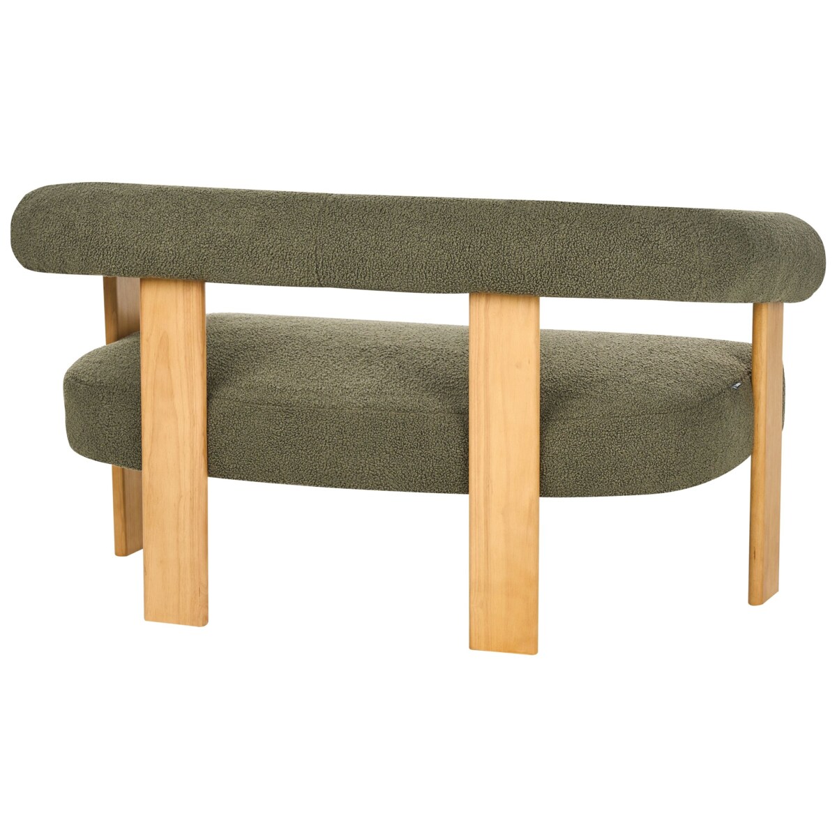 Sofa ILBRO Boucle Zielony dla 2 osób