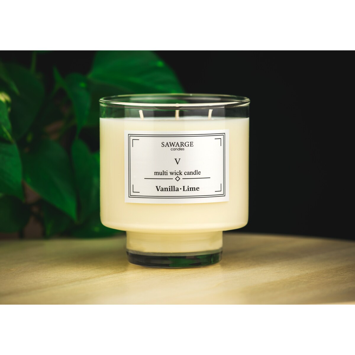 Świeca Zapachowa Sojowa No5 /50h/ Wanilia Limonka 450g