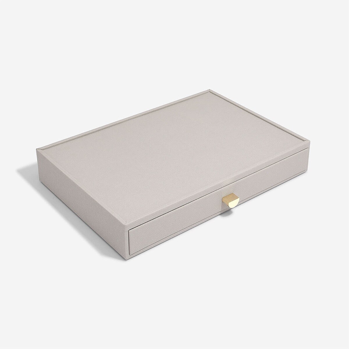 Szkatułka na biżuterię Stackers 19 komorowa supersize taupe z szufladą