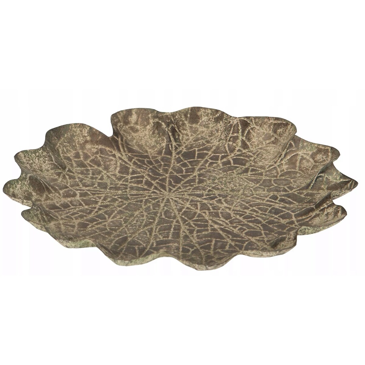 MISA MISKA 30cm POIDEŁKO DLA PTAKÓW metalowa zdobiona do ogrodu salonu