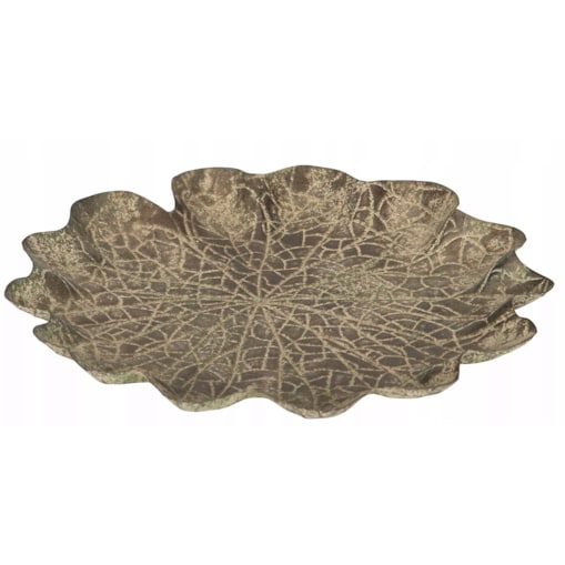 MISA MISKA 30cm POIDEŁKO DLA PTAKÓW metalowa zdobiona do ogrodu salonu