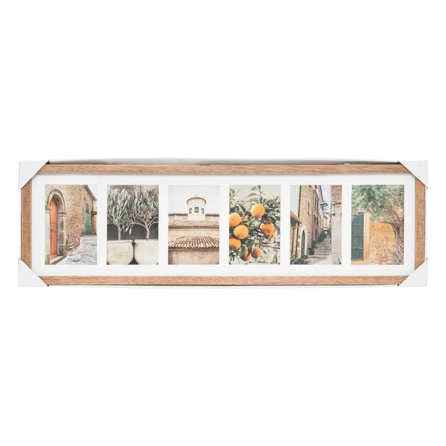 Multiramka na zdjęcia MILEA, 6 zdjęć, drewniana