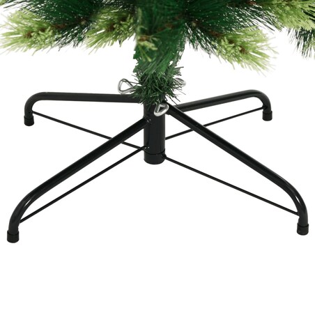 vidaXL Sztuczna choinka zawiasowa ze stojakiem, 150 cm
