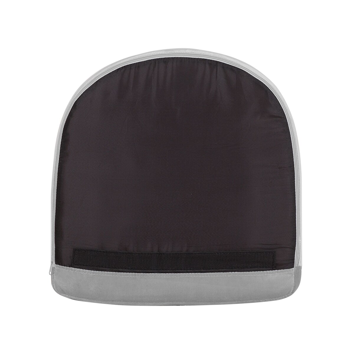 Fotel bujany welurowy szary OXIE