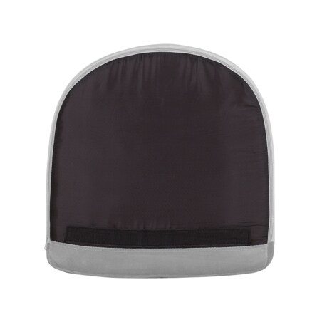 Fotel bujany welurowy szary OXIE