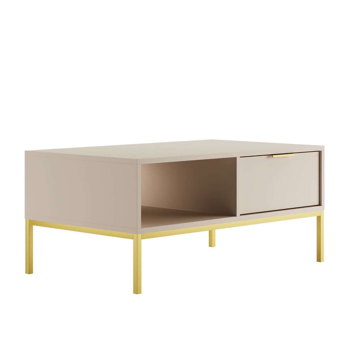 Stolik kawowy Austin 100 kaszmir & złoty