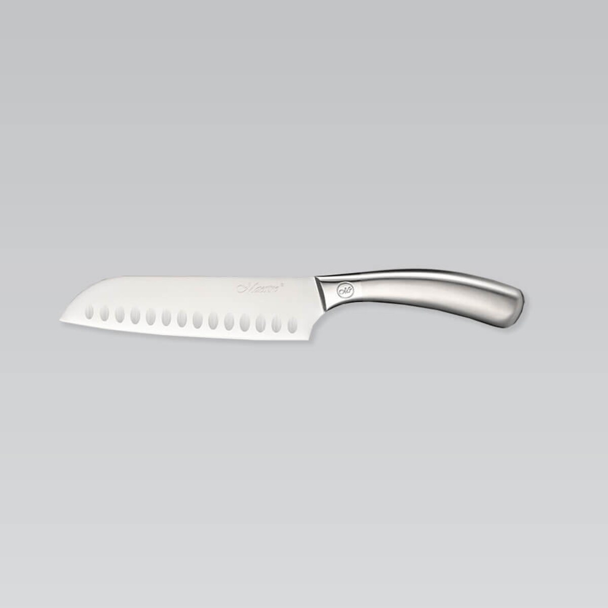 Nóż Santoku 17.5cm stalowy pojedynczy kuchenny MAESTRO