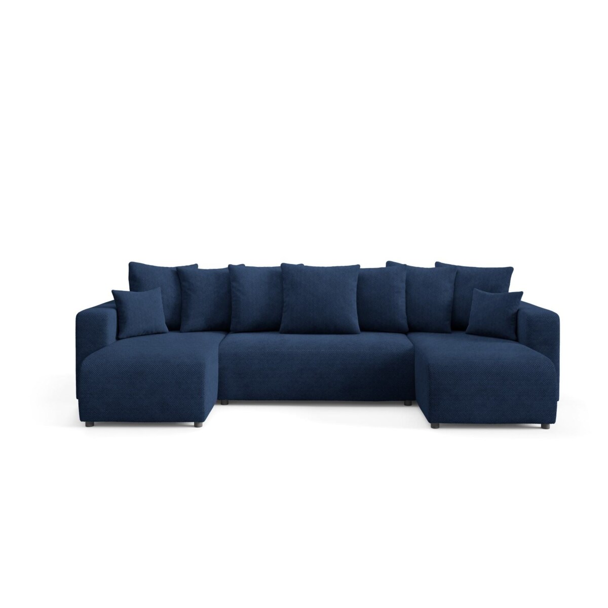 Narożnik EVORA U z pojemnikiem tkanina miękki plusz Kolor: Onega 10