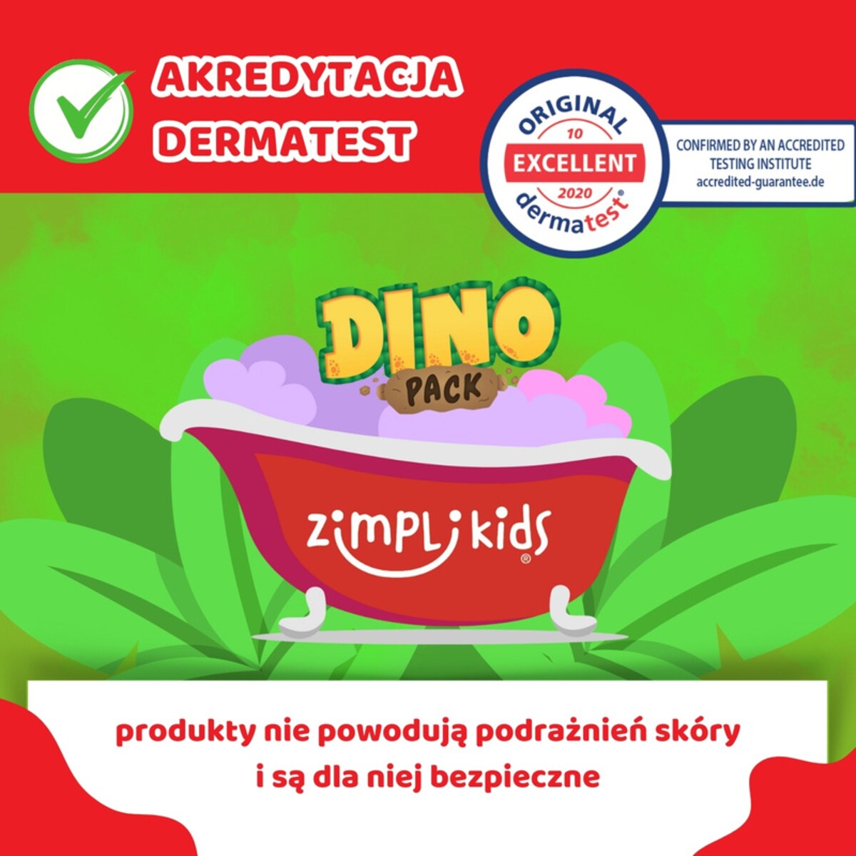 Magiczny proszek do wody zestaw do tworzenia gelli z figurkami i tacą Gelli Worlds Dino Pack 5 użyć 3+ Zimpli Kids