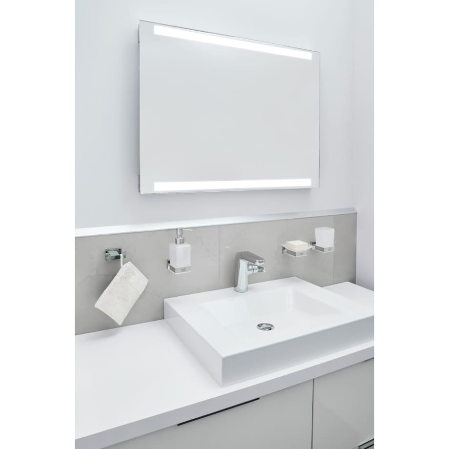 Kleine Wolke Meo Ścienny Kubek łazienkowy szkło mleczne