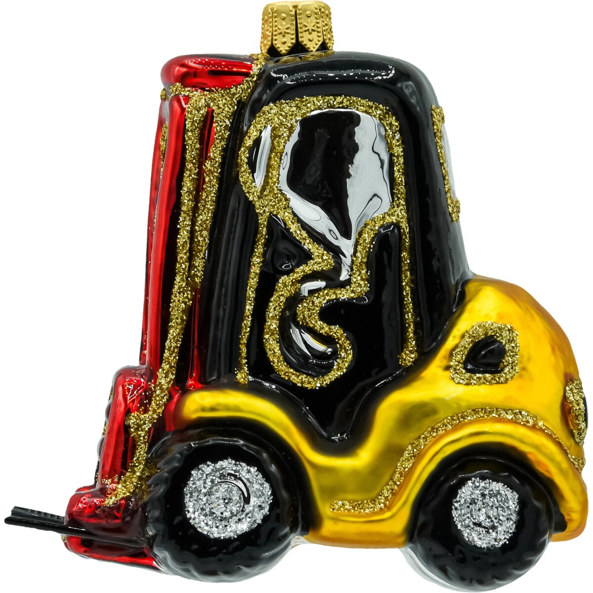 Bombka choinkowa szklana: Wózek widłowy