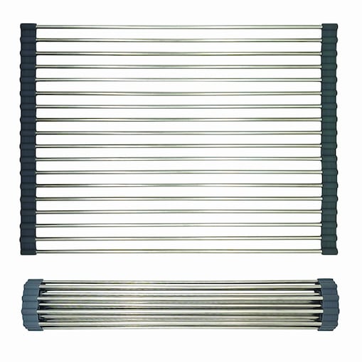 Suszarka ociekacz kratka stalowa na zlewozmywak 45x32cm KINGHOFF