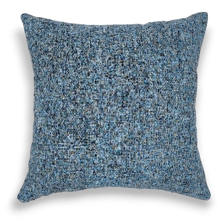 Niebieska poduszka dekoracyjna 50x50 Fiord