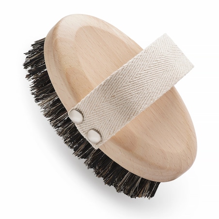 Szczotka do masażu ciała - naturalne włosie dzika, No.17