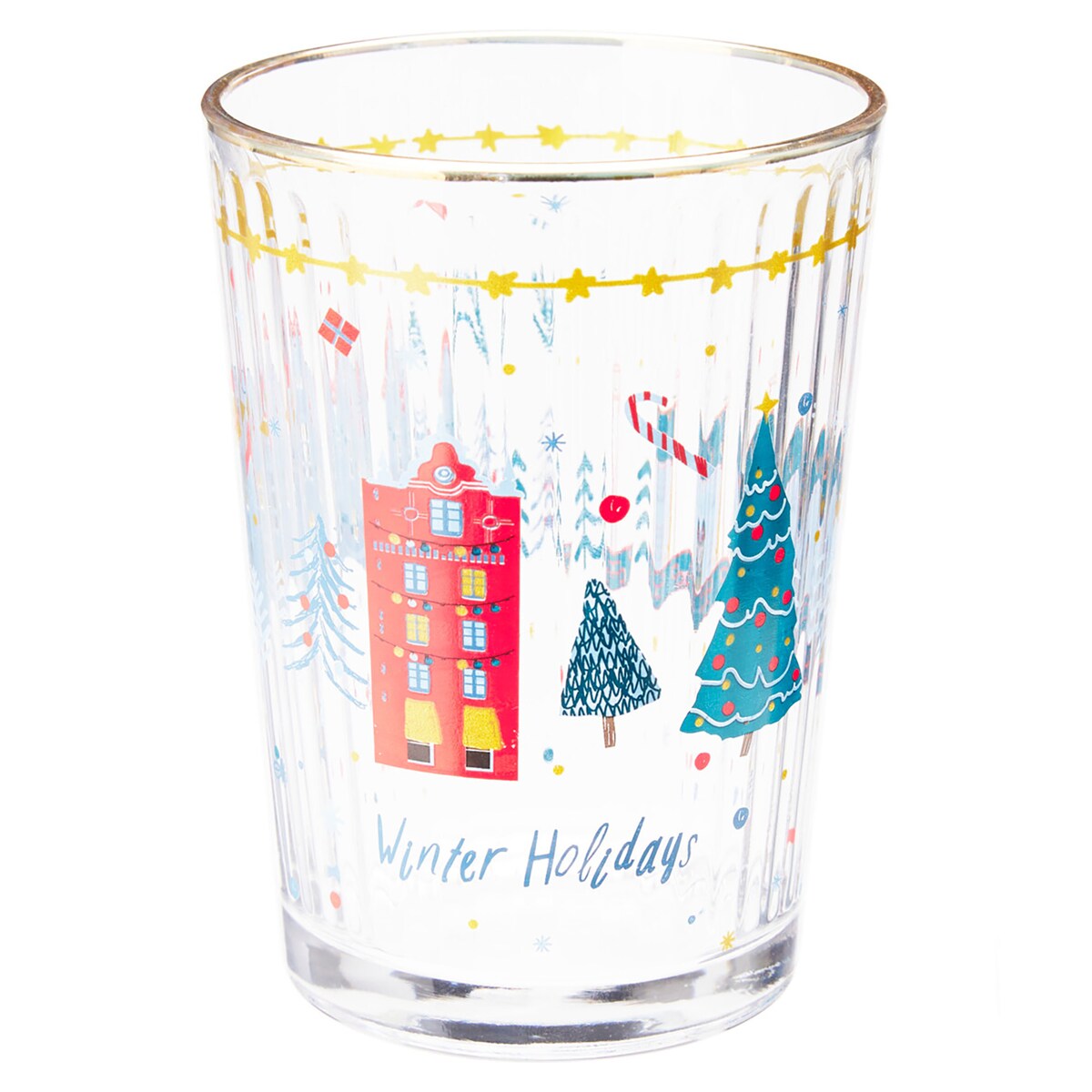 Szklanki Świąteczne Do Napojów Szklany Kubek Świąteczna Na Prezent 500 Ml