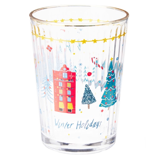 Szklanki Świąteczne Do Napojów Szklany Kubek Świąteczna Na Prezent 500 Ml