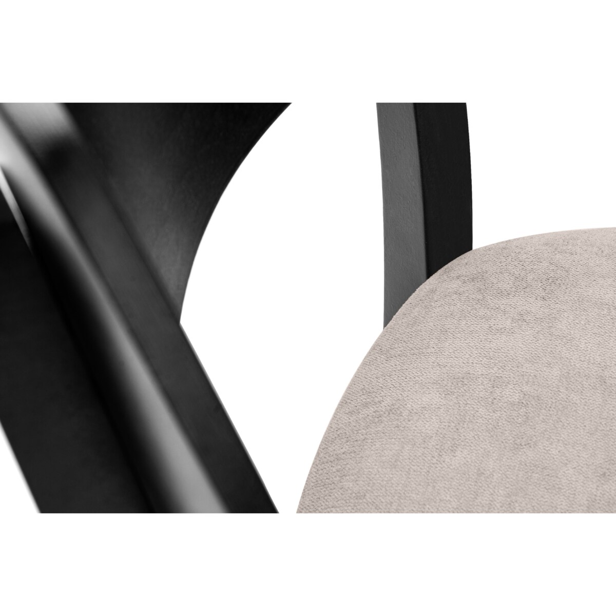 KONSIMO VINIS nowoczesne krzesła drewniane 2 sztuki w kolorze beżowym