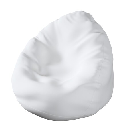 Worek do siedzenia Bowli, biały, Ø50 x 85 cm, Happiness