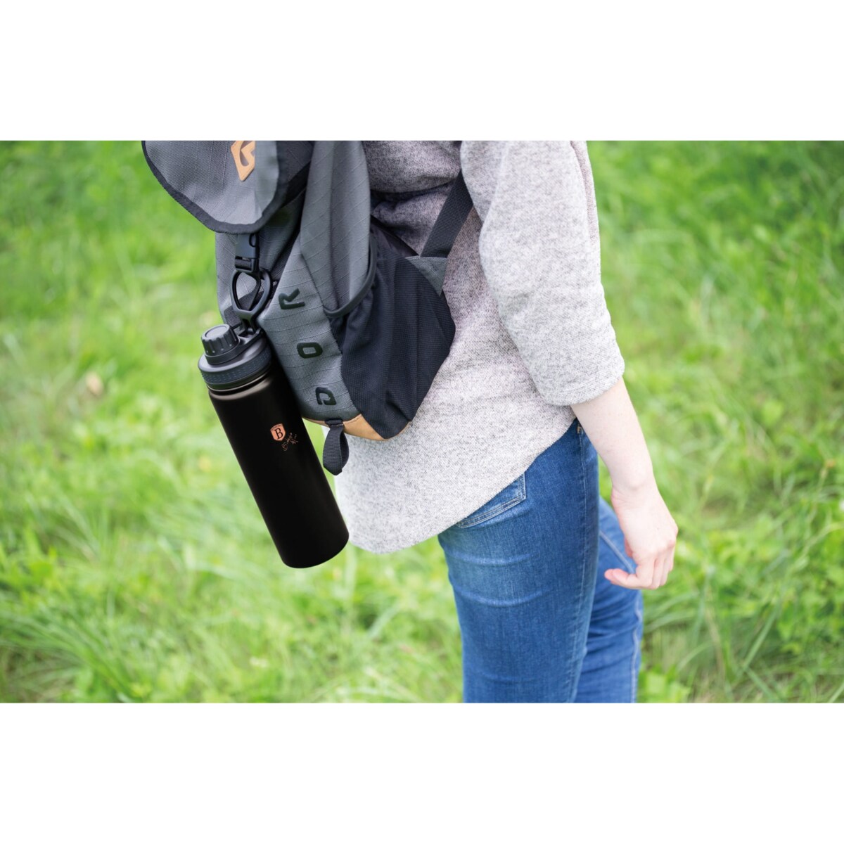 Sportowa butelka termiczna 540ml BERLINGER HAUS Black Rose