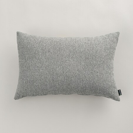 Poszewka Kinga na poduszkę prostokątną 47x28 szary melanż