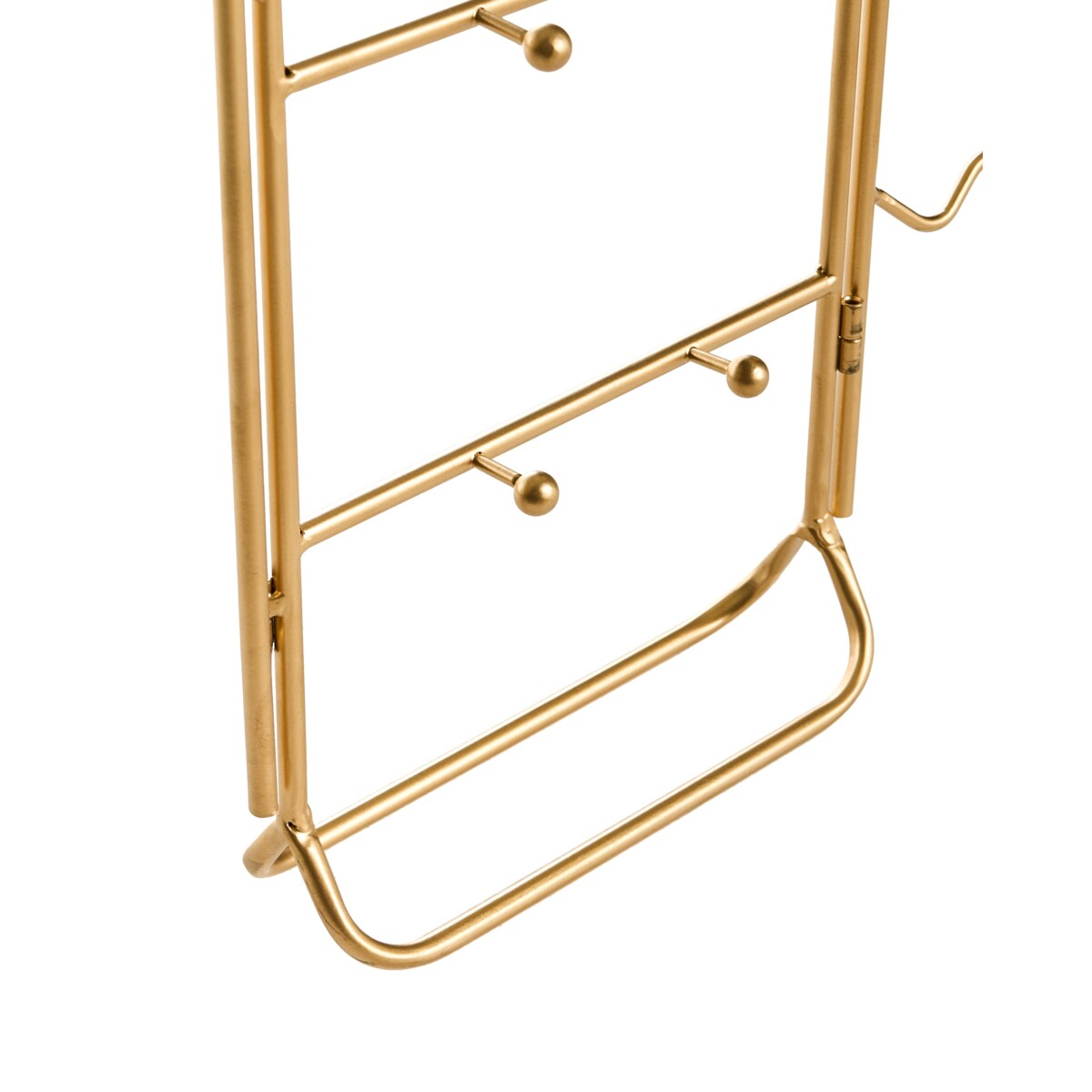 Stojak na biżuterię z lusterkiem PIROU Złoty