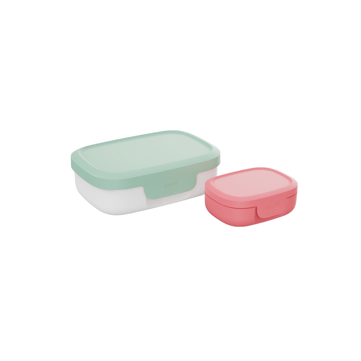 Zestaw lunch boxów 2-elementy GREEN & PINK BergHOFF