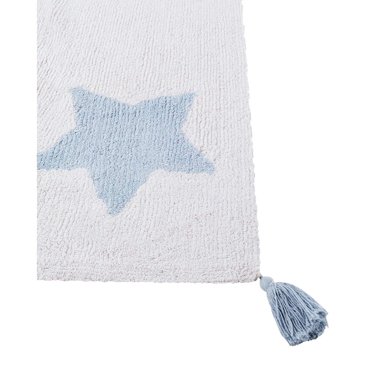 Dywan dziecięcy bawełniany w gwiazdki 140 x 200 cm wielokolorowy MEREVI