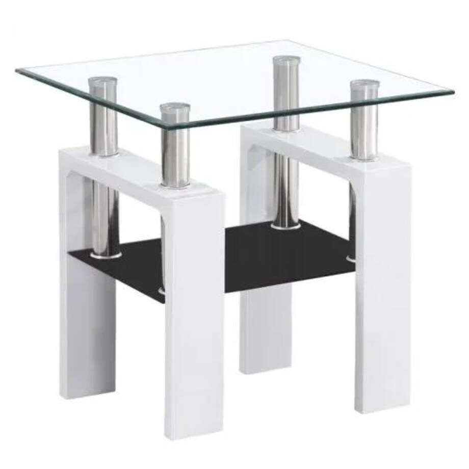 Ława LISA D 60x60 biały połysk