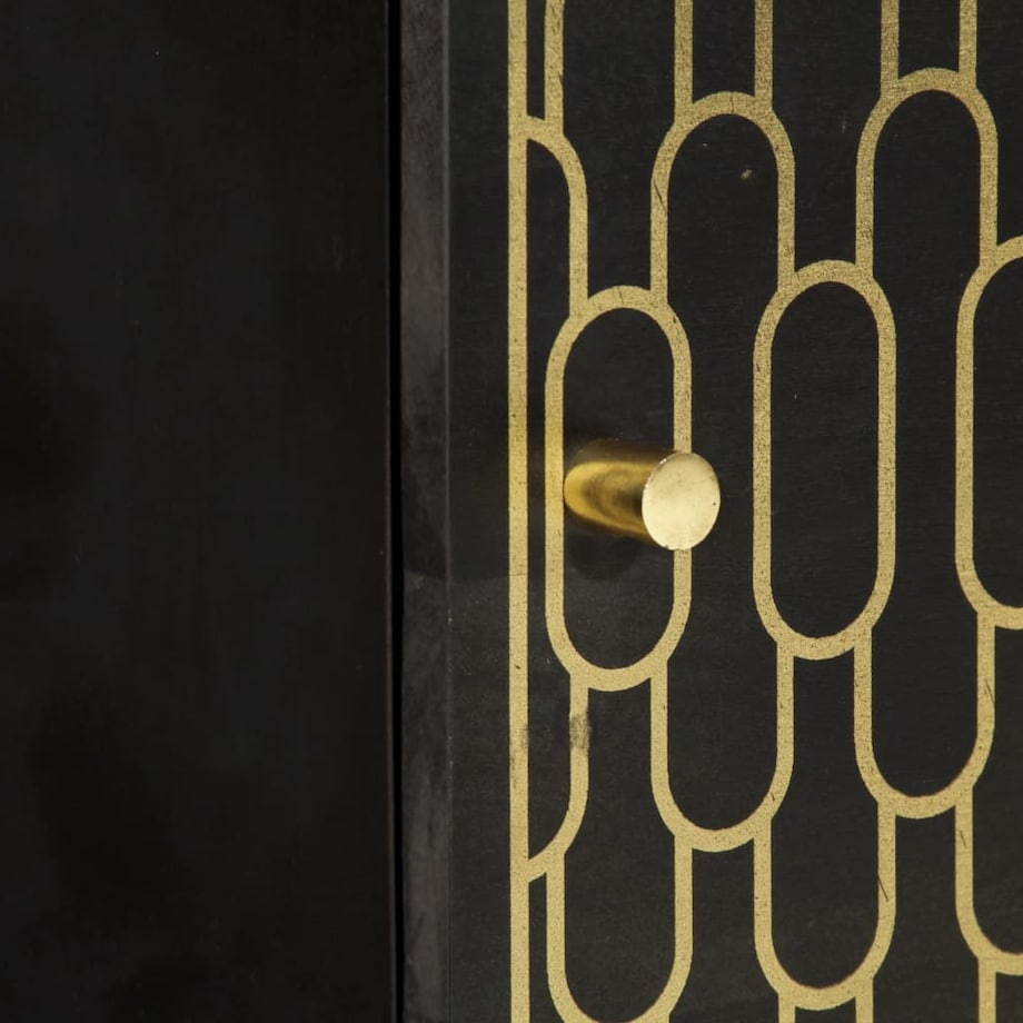 vidaXL Szafka nocna, 40x33x46 cm, lite drewno mango