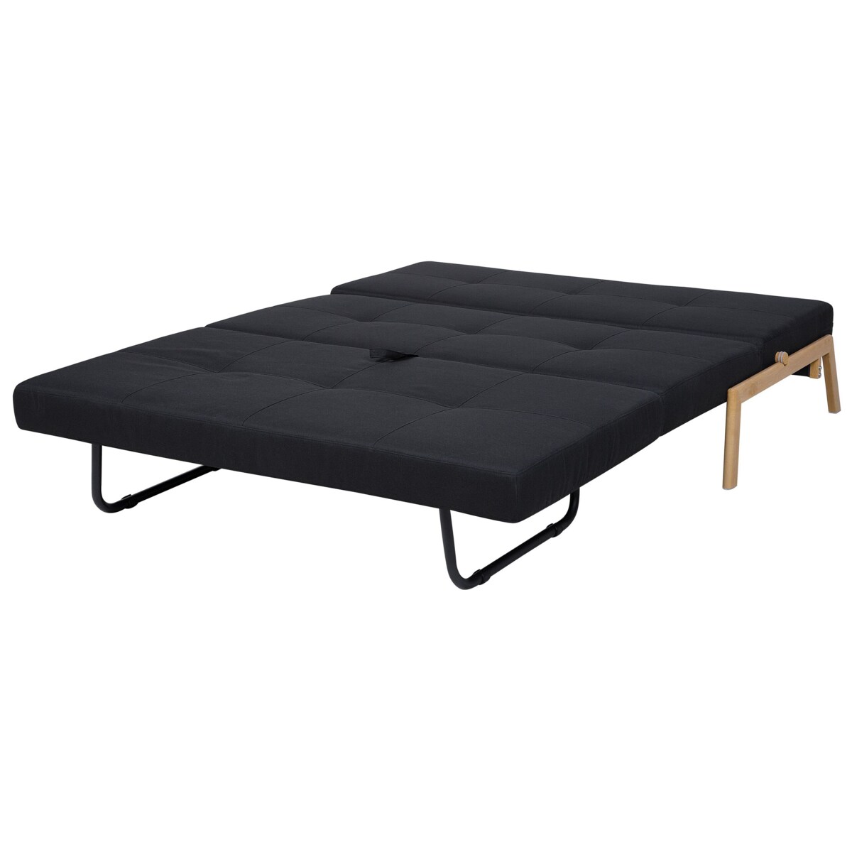 Sofa rozkładana czarna EDLAND