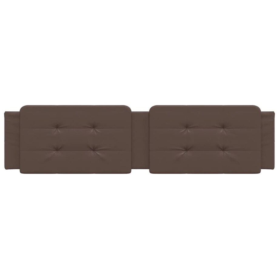 vidaXL Poduszka na wezgłowie, Zadar, brązowa, 200 cm, sztuczna skóra