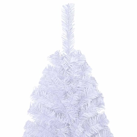vidaXL Sztuczna choinka o grubych gałązkach, biała, 180 cm, PVC