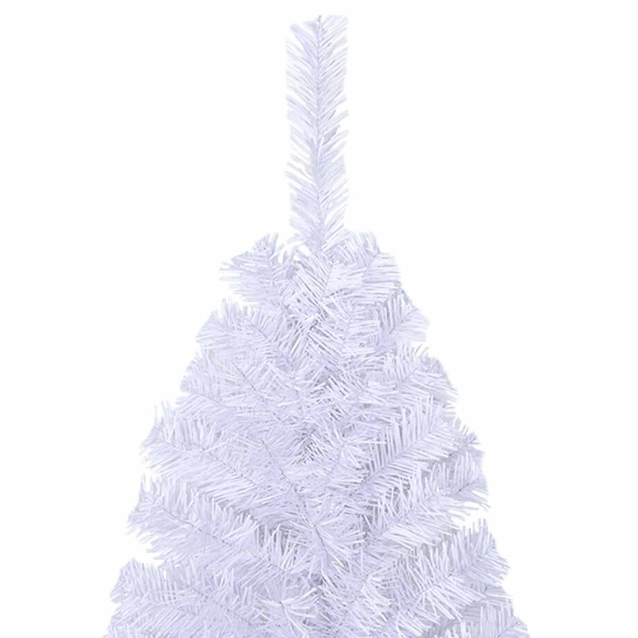 vidaXL Sztuczna choinka o grubych gałązkach, biała, 180 cm, PVC