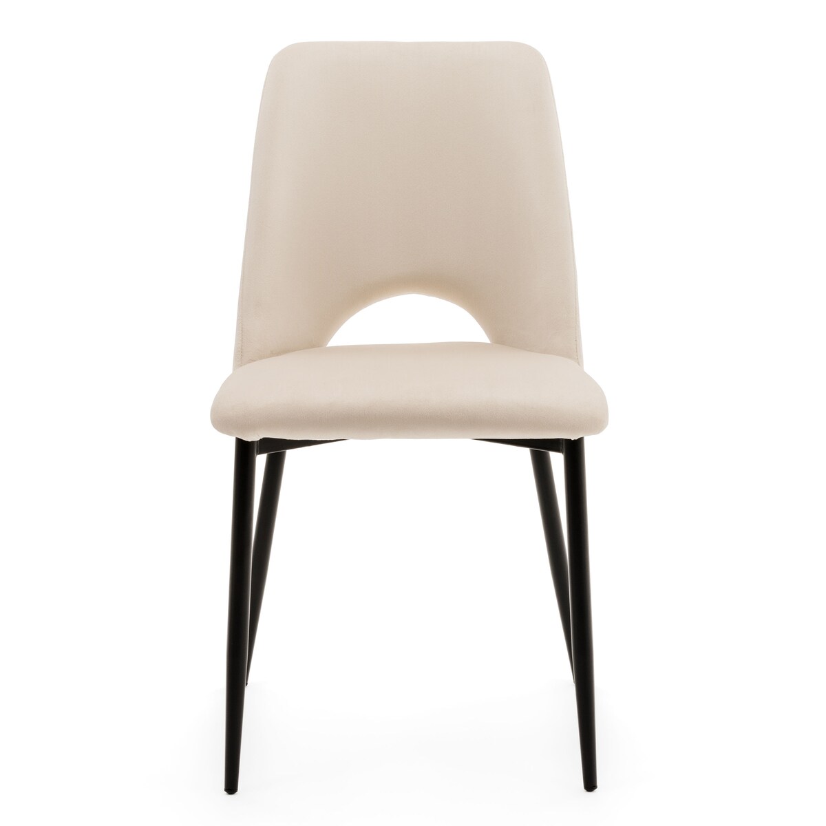 KRZESŁO TAPICEROWANE WELUROWE DO SALONU JADALNI GLAMOUR BEŻOWE ORO