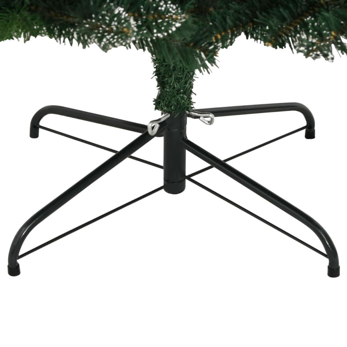 vidaXL Sztuczna choinka zawiasowa z czerwonymi jagodami, 180 cm