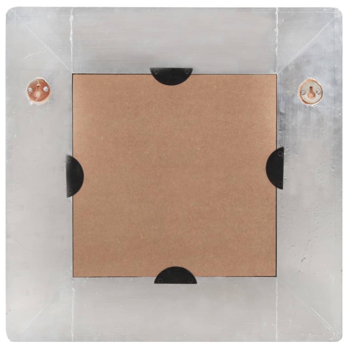 vidaXL Lustro ścienne w stylu Aviator, 50x50 cm, metalowe