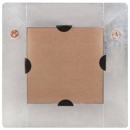 vidaXL Lustro ścienne w stylu Aviator, 50x50 cm, metalowe