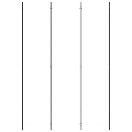 vidaXL Parawan 3-panelowy, biały, 150x220 cm, tkanina