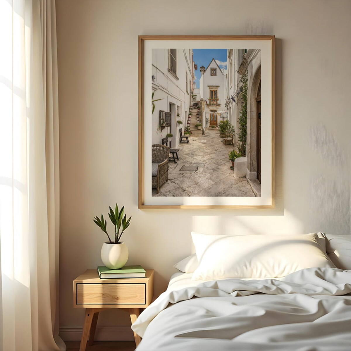 plakat locorotondo apulia 50x70