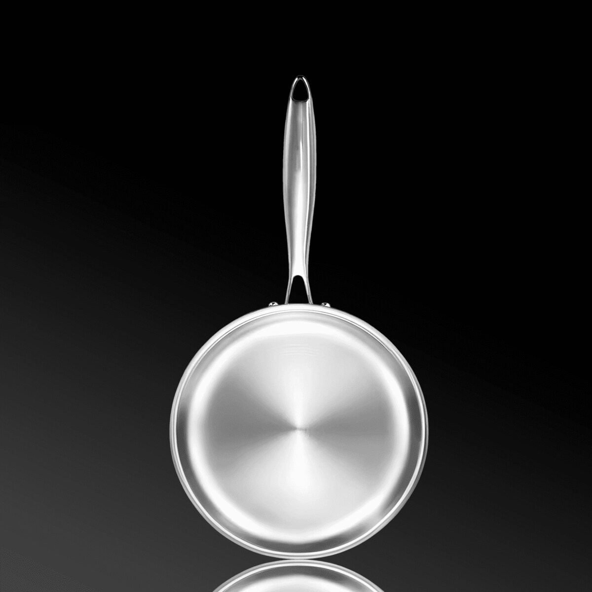 Profesjonalna patelnia ceramiczna Kanso 24 cm z pokrywką Plaster miodu Na indukcje Na gaz Nierdzewna