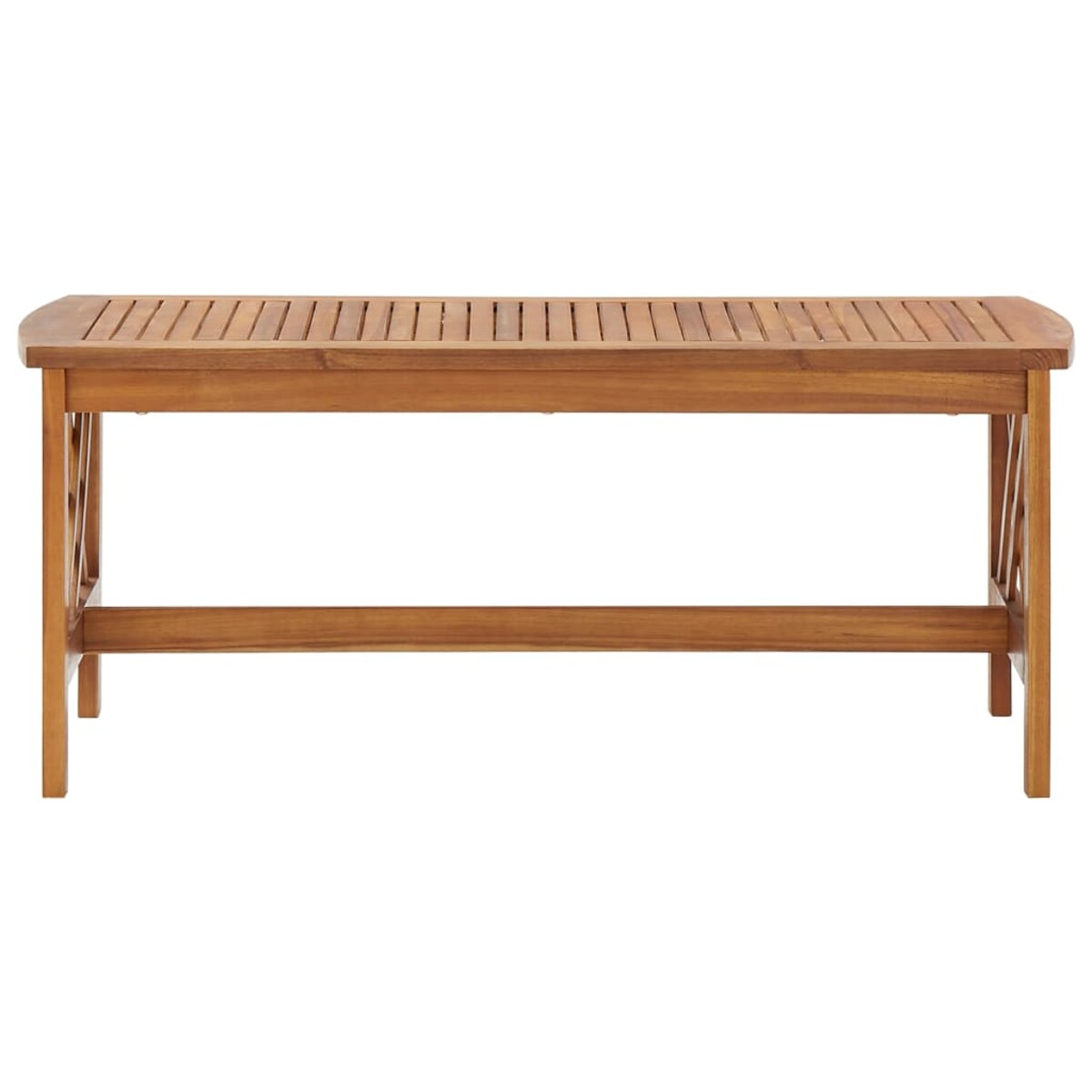 vidaXL Stolik kawowy, 102x50x43 cm, lite drewno akacjowe